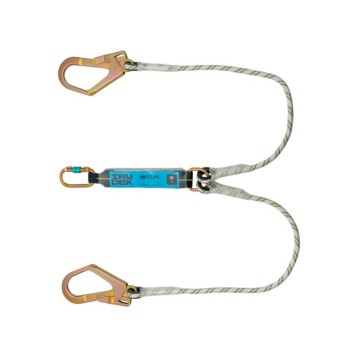 İrudek 373/140 Çift Kol Halat Lanyard 140cm Çelik Kanca