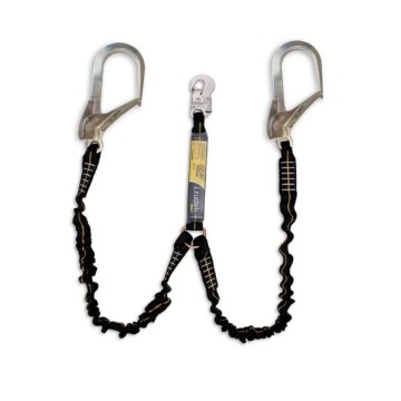 İrudek Çift Kol Elastik Lanyard Alum. Kancalı