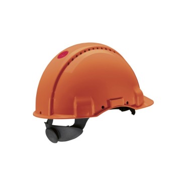 3M Turuncu Havalandırmalı Vidalı Baret