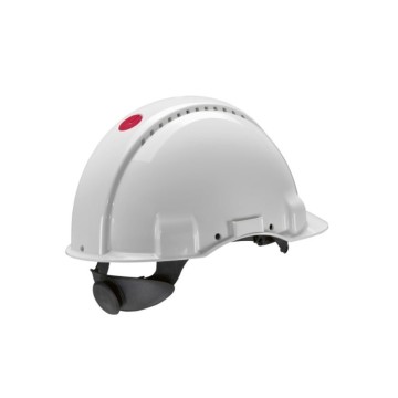3M Beyaz Havalandırmalı Vidalı UV'li Baret